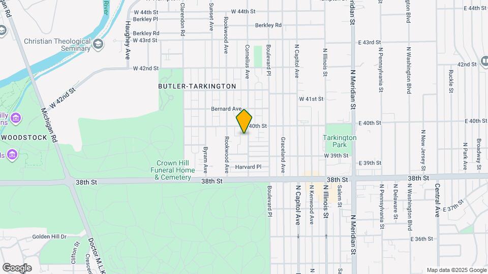 3942 Cornelius Ave Map and Location Details