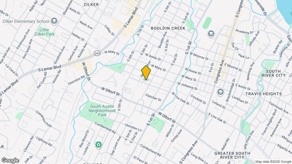 806 W Live Oak St Map and Location Details