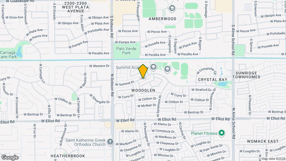 1615 W Summit Pl Map and Location Details