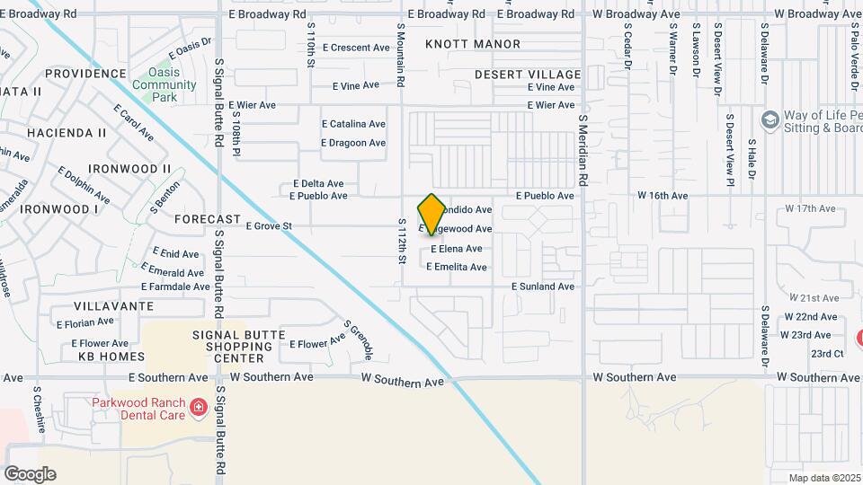 11246 E Elena Ave Map and Location Details