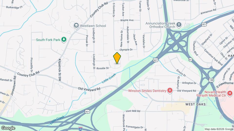 315 Creekway Ct Map and Location Details