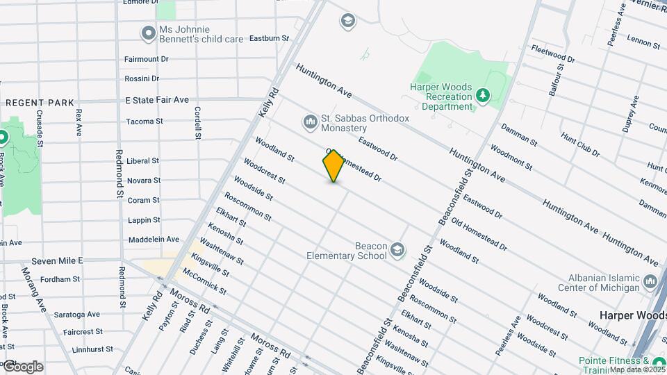 18976 Woodland St Map and Location Details