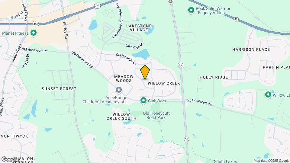 224 N Fuquay Springs Ave Map and Location Details