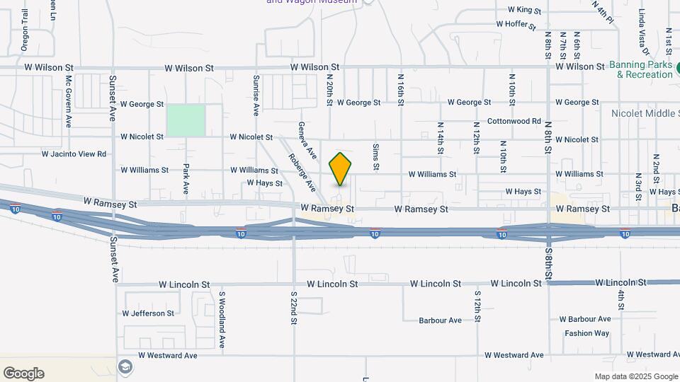 1939 W Ramsey St Map and Location Details