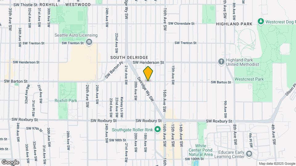 1725 SW Barton St Map and Location Details