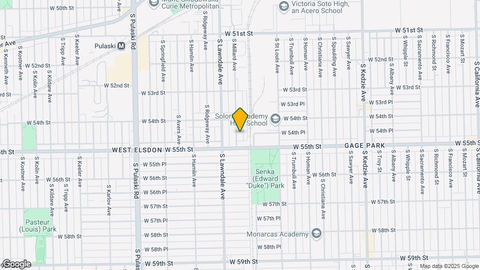 5433 S Millard Ave Map and Location Details