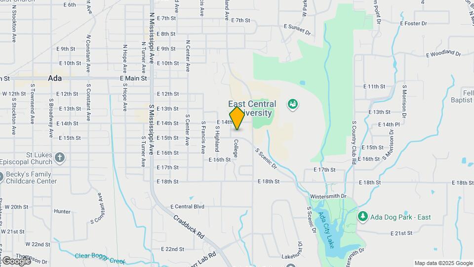 1210 E 15th St Map and Location Details