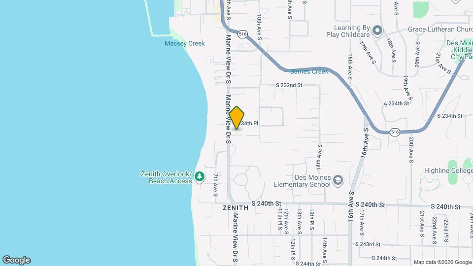 812 S 235th Pl Map and Location Details