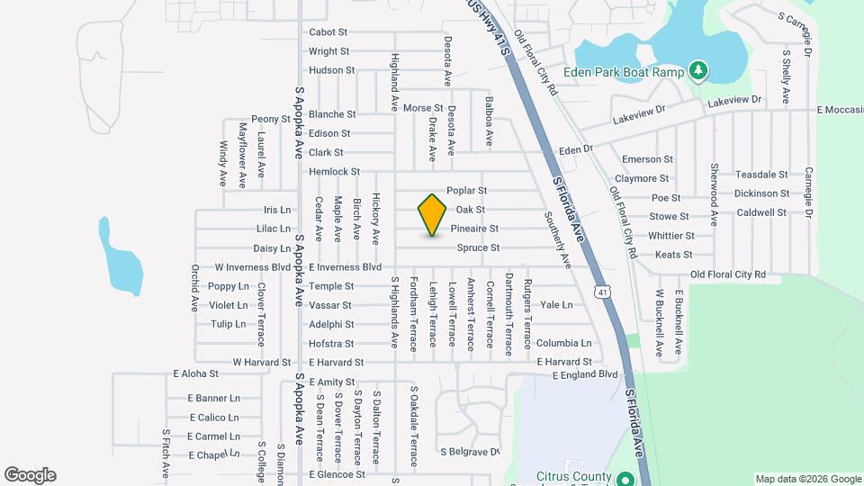 516 Spruce St Map and Location Details