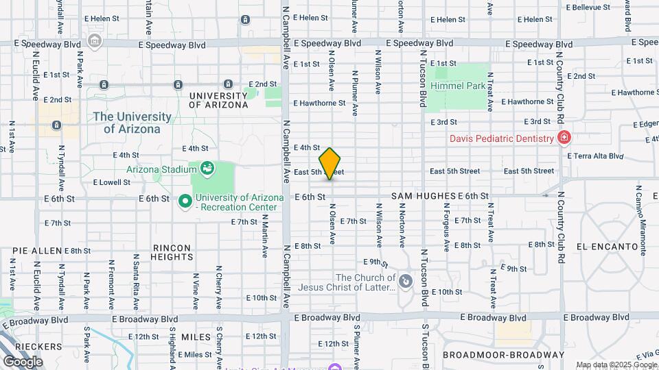 519 N Olsen Ave Map and Location Details
