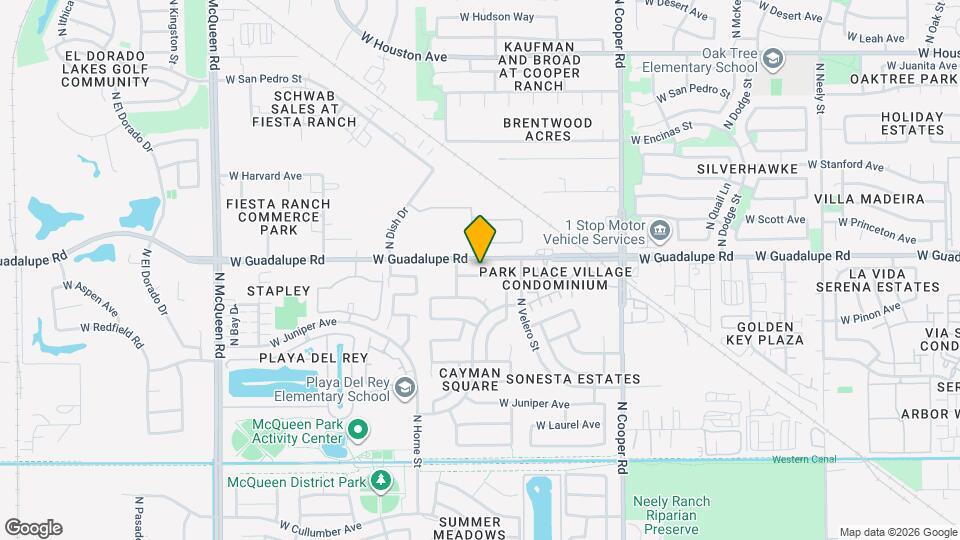 1082 W Aspen Ave Mapa y Detalles de la Ubicación