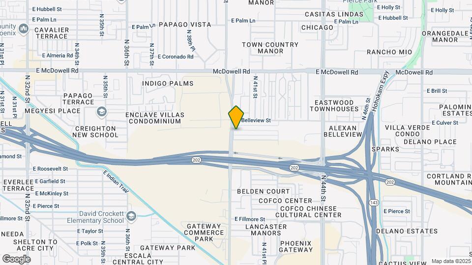 4001 E Moreland St Mapa y Detalles de la Ubicación