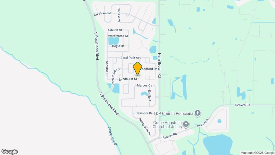 4611 Sandhurst St Map and Location Details