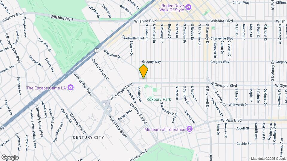 9741 W Olympic Blvd Map and Location Details