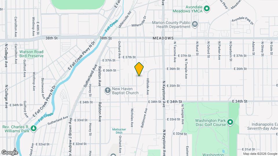 3529 Caroline Ave Map and Location Details