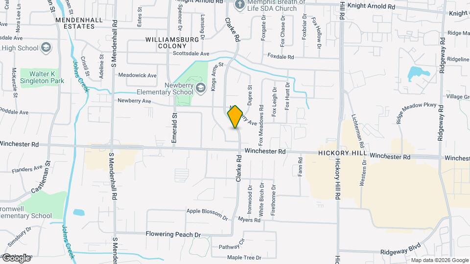 3553 Clarke Rd Map and Location Details