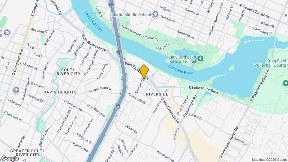 1101 Summit St Map and Location Details