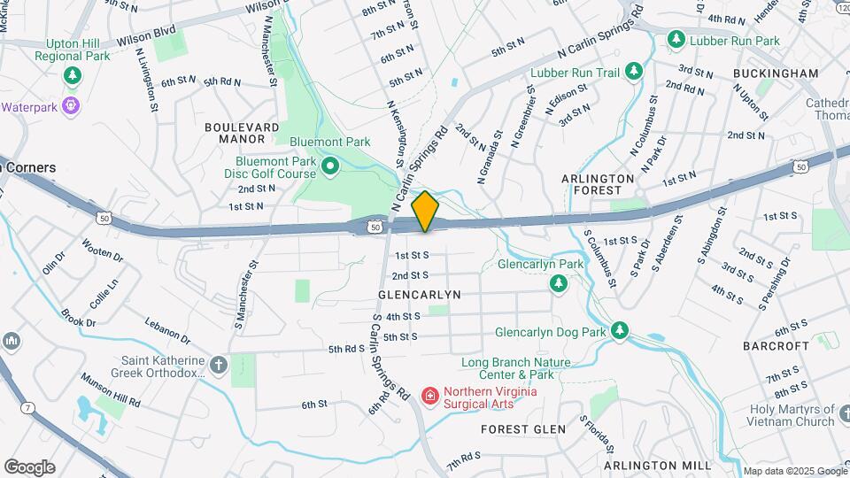 5722 Arlington Blvd Map and Location Details
