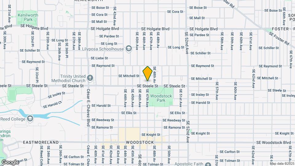 5282 SE 47th Ave Mapa y Detalles de la Ubicación