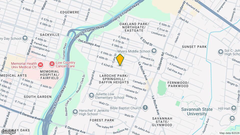 2114 E 62nd St Map and Location Details