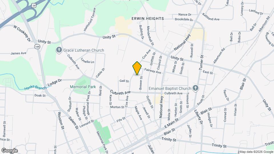 408 Brewer St Map and Location Details