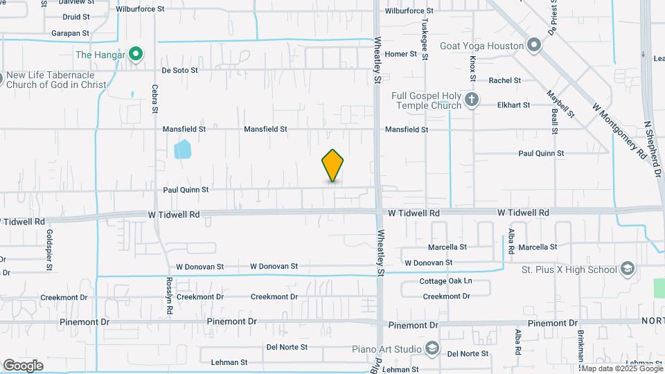 1250 Paul Quinn St Map and Location Details