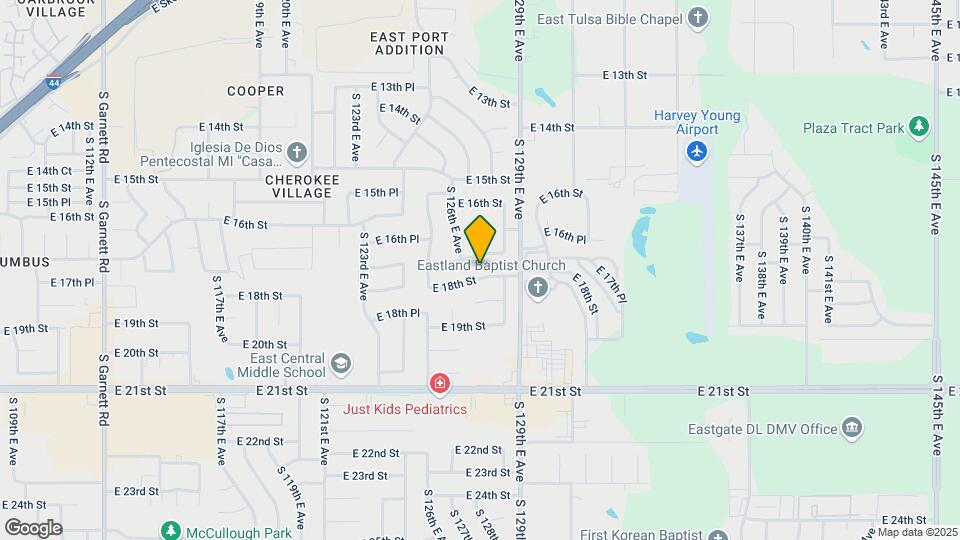 12557 E 18th St Map and Location Details