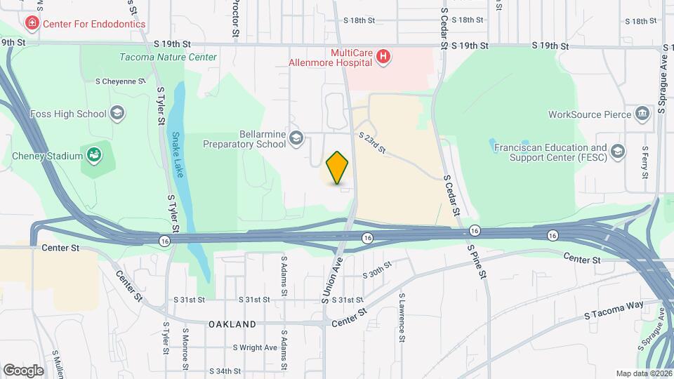 Tahoma Terrace Apartments Map and Location Details