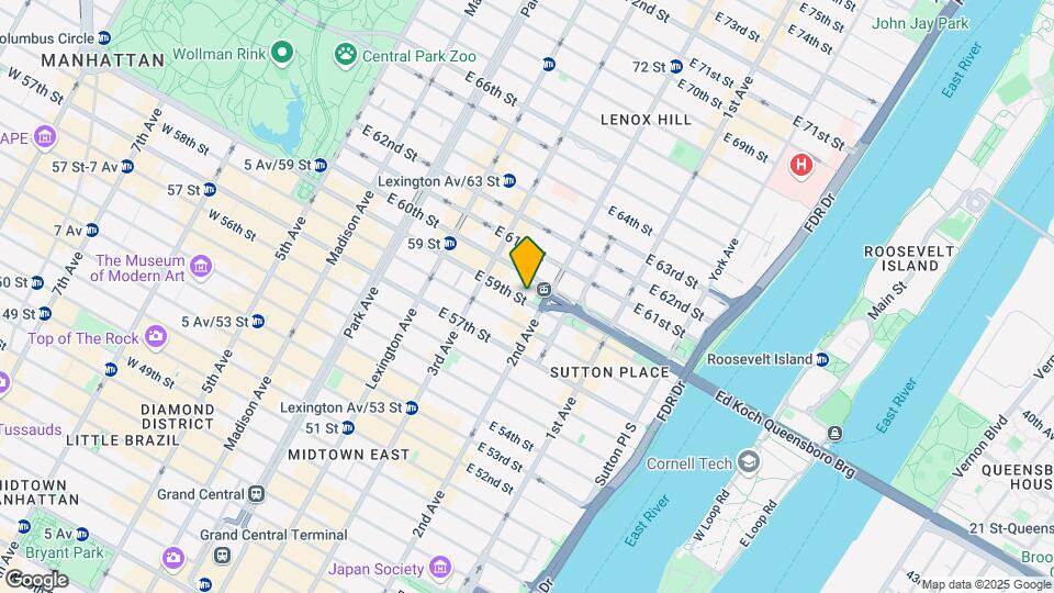 235-241 E 59th St Map and Location Details