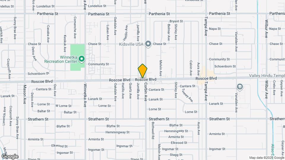 19710 Roscoe Blvd Map and Location Details