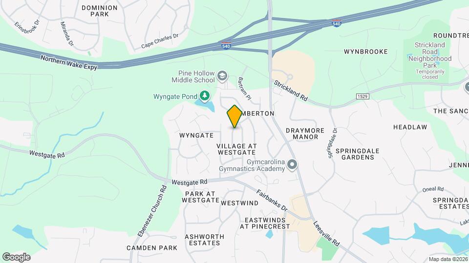 9829 Treymore Dr Map and Location Details