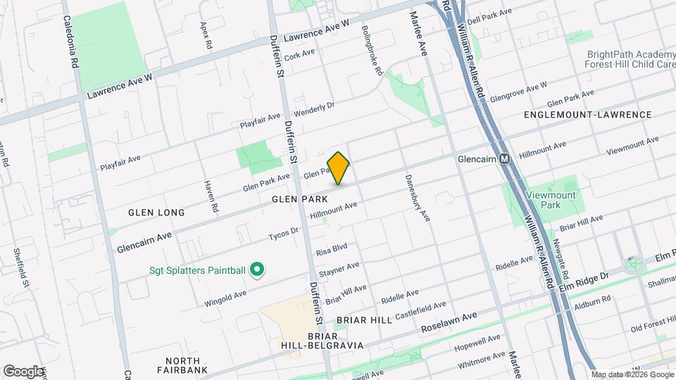 977 Glencairn Ave Map and Location Details