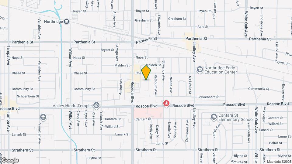 8421 Darby Ave Map and Location Details