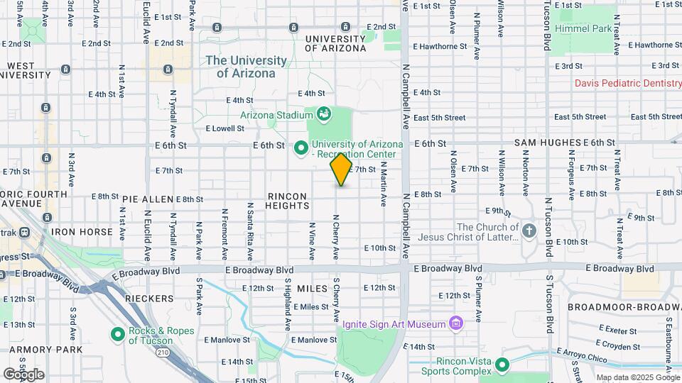 300-304 N Cherry Ave Map and Location Details