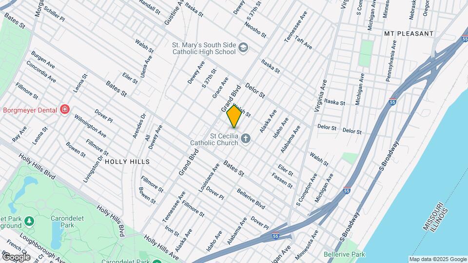 1016 Eichelberger St Mapa y Detalles de la Ubicación