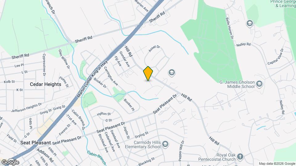 6721 Central Hills Terrace Map and Location Details