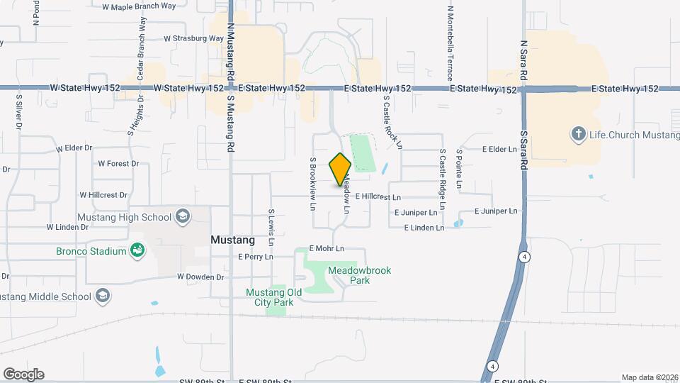 335 E Hillcrest Ln Mapa y Detalles de la Ubicación