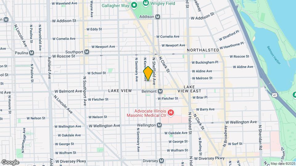 3223 N Kenmore Ave Map and Location Details