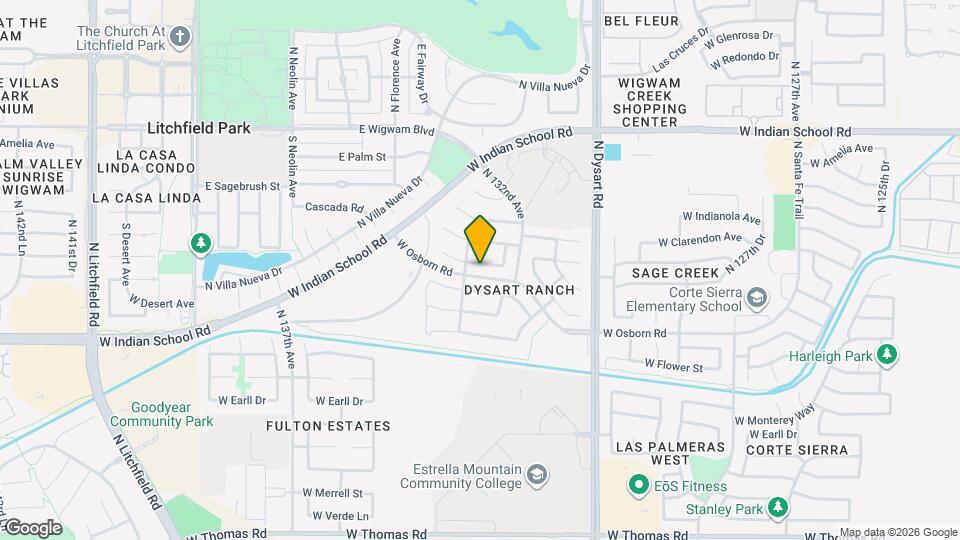 13271 W Clarendon Ave Map and Location Details