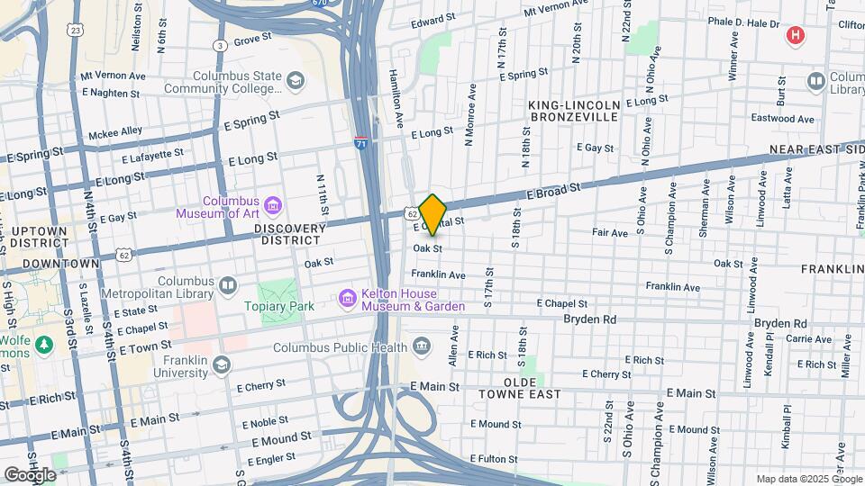 754 Oak St Mapa y Detalles de la Ubicación