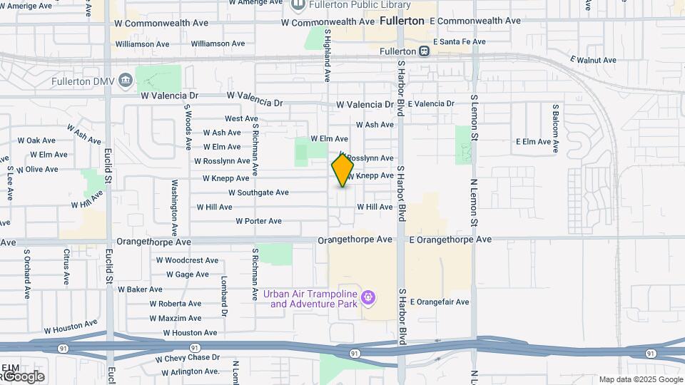 1001 S Tamarack Dr Map and Location Details