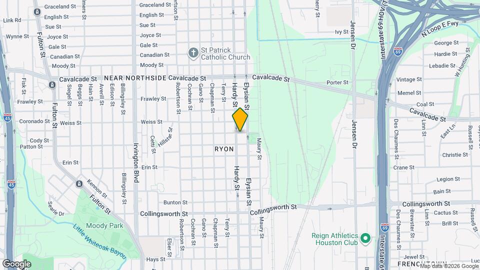1606 Malvern St Map and Location Details