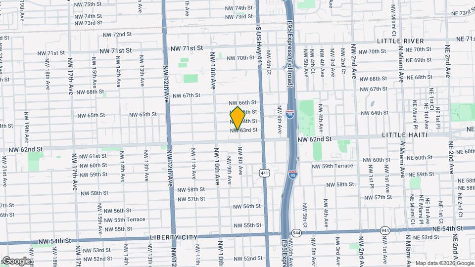 800 NW 63rd St Map and Location Details