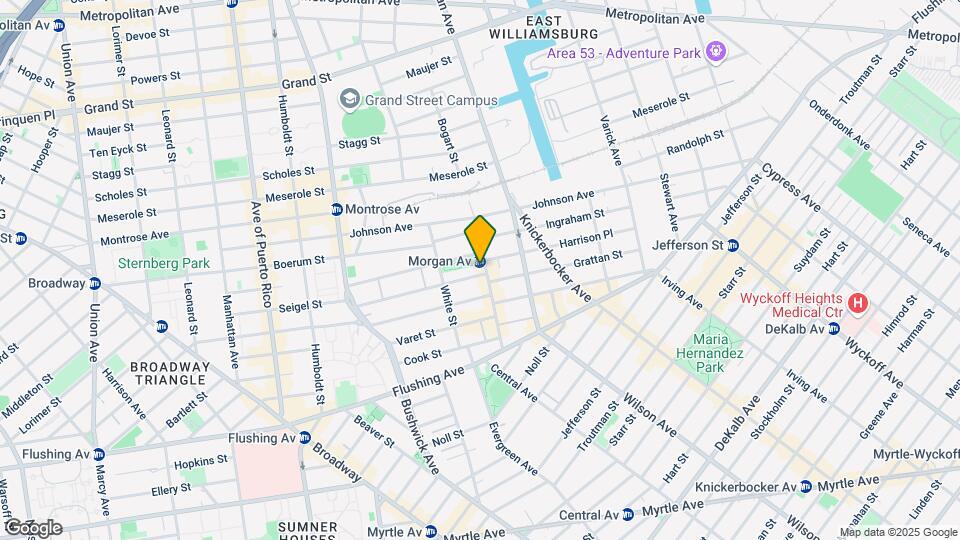 59 Bogart St Mapa y Detalles de la Ubicación