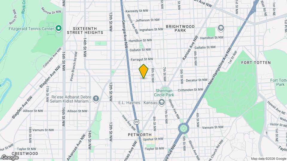 837 Decatur St NW Map and Location Details