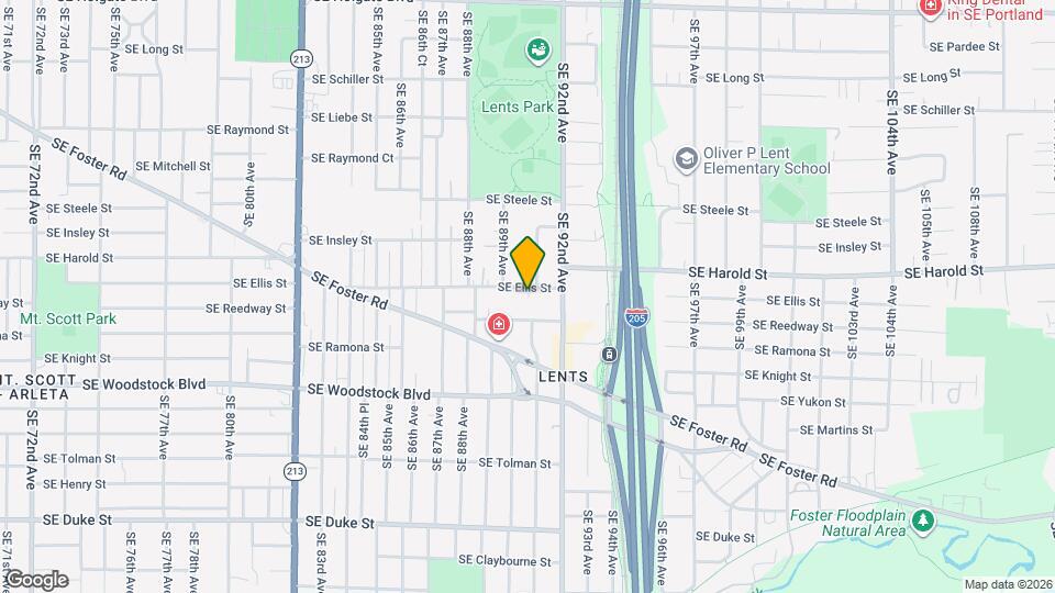 8924-8934 SE Ellis St, Unit 8932 Mapa y Detalles de la Ubicación