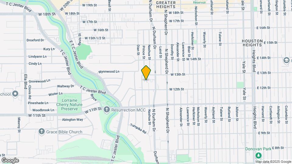 1636 W 13th St Map and Location Details