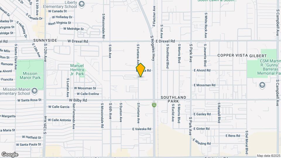 5949 S Fontana Ave Mapa y Detalles de la Ubicación