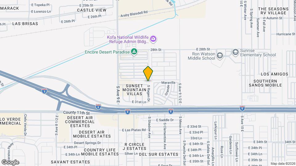 9248 E 30th Pl Map and Location Details