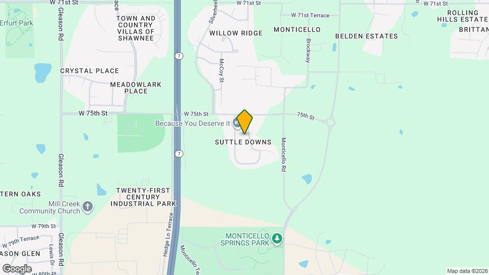 7532 McCoy St Mapa y Detalles de la Ubicación